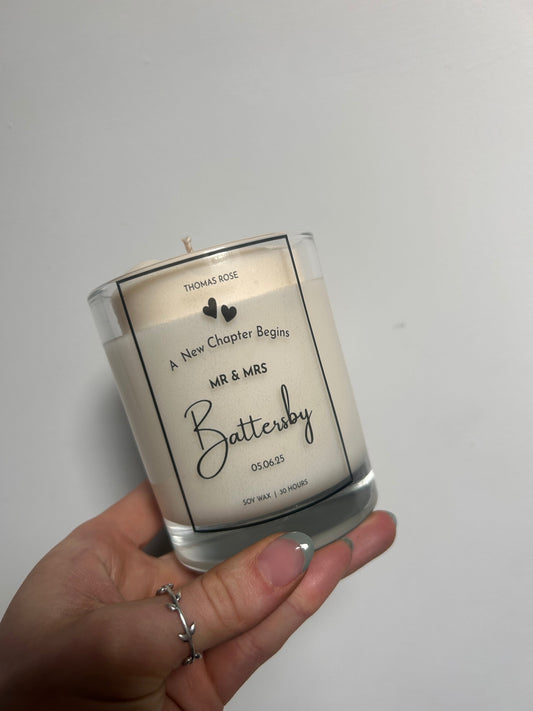 A Wedding Close to the Heart: Celebrating Love with Handmade Candles